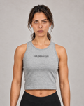 Crop Tank Top - Grey