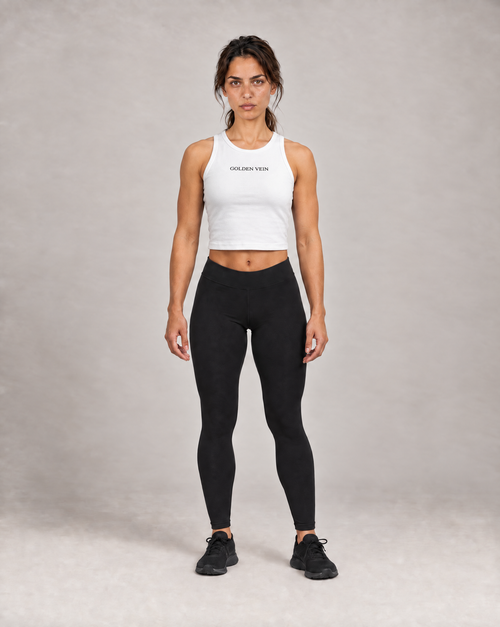 Crop Tanktop - Weiß – Produktansicht 2