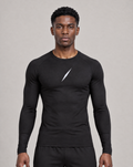 PULSE™ by Golden Vein Herren-Kompressions-Longsleeve in Schwarz – Produktansicht 1