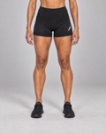 PULSE™ High Waist Shorts – Schwarz