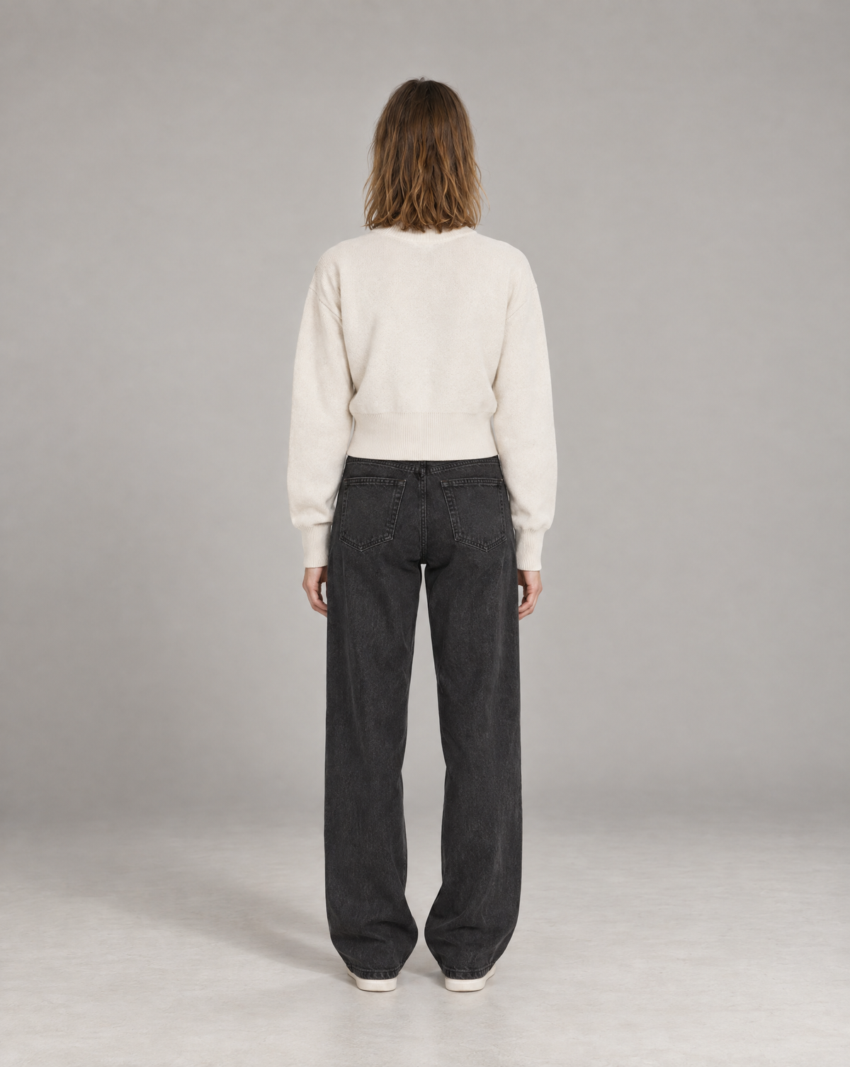 Golden Vein Zip Cardigan – Apricot – Produktansicht 2