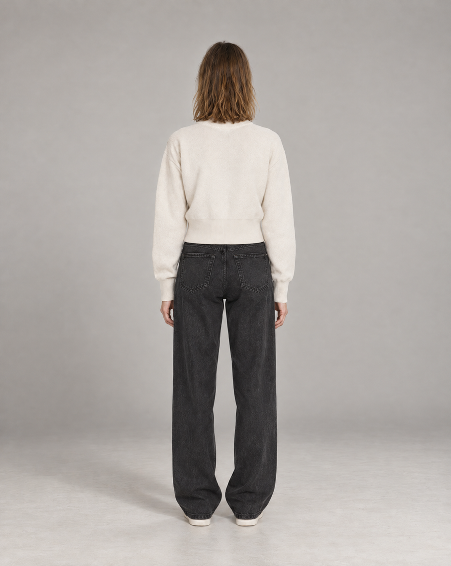 Golden Vein Zip Cardigan – Apricot – Produktansicht 2