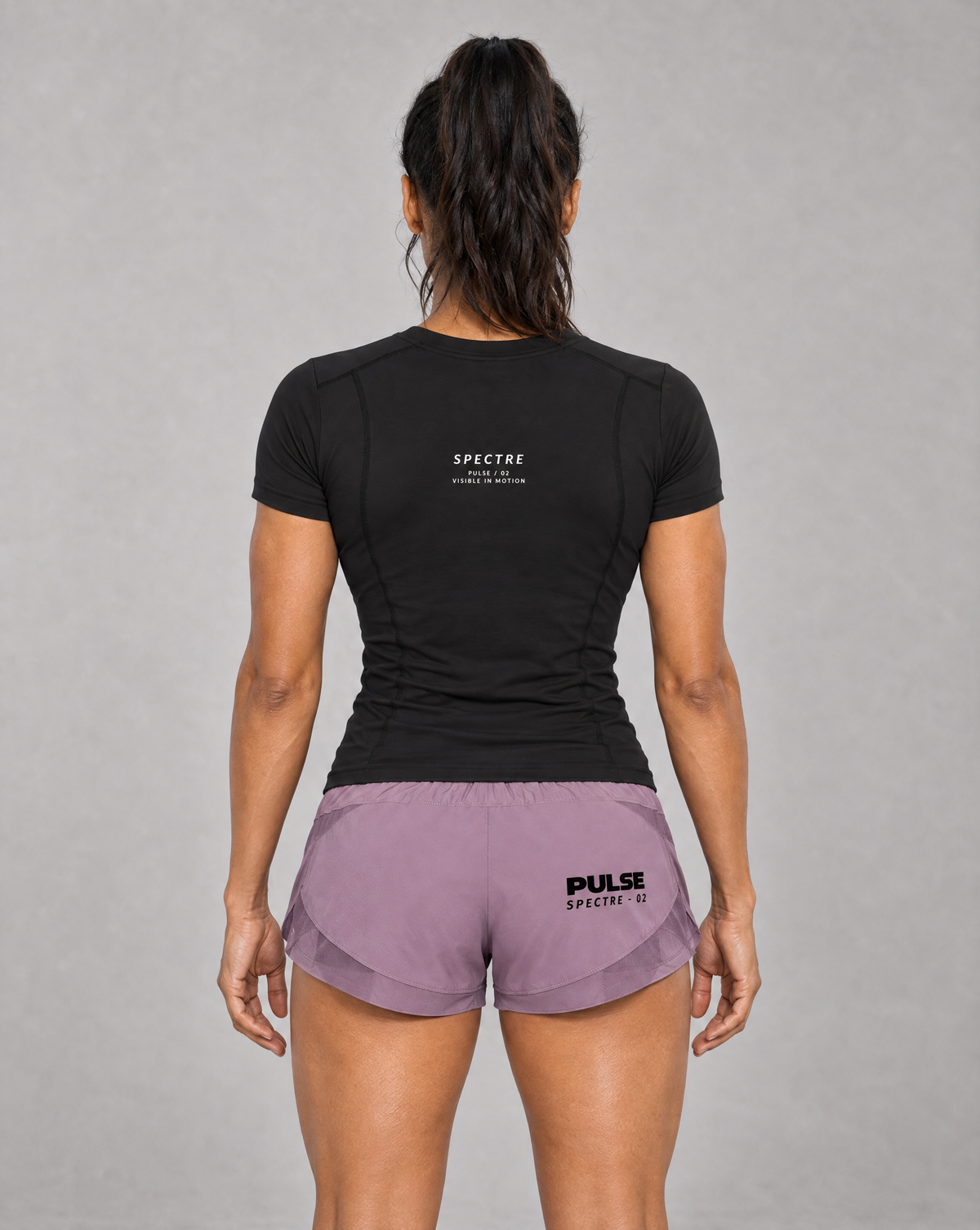 PULSE™ Topstitch Training T-Shirt – Black – Produktansicht 2