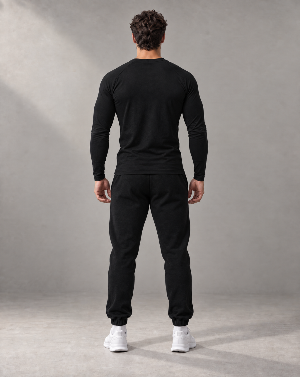Golden Vein Longsleeve in Schwarz – Produktansicht 3