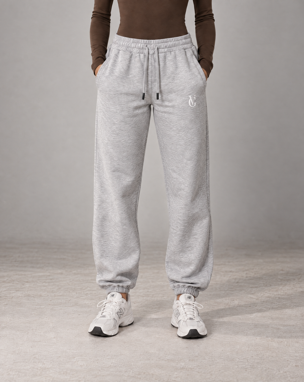 Golden Vein Heavyweight Fleece Jogger – Heather Grey – Produktansicht 1
