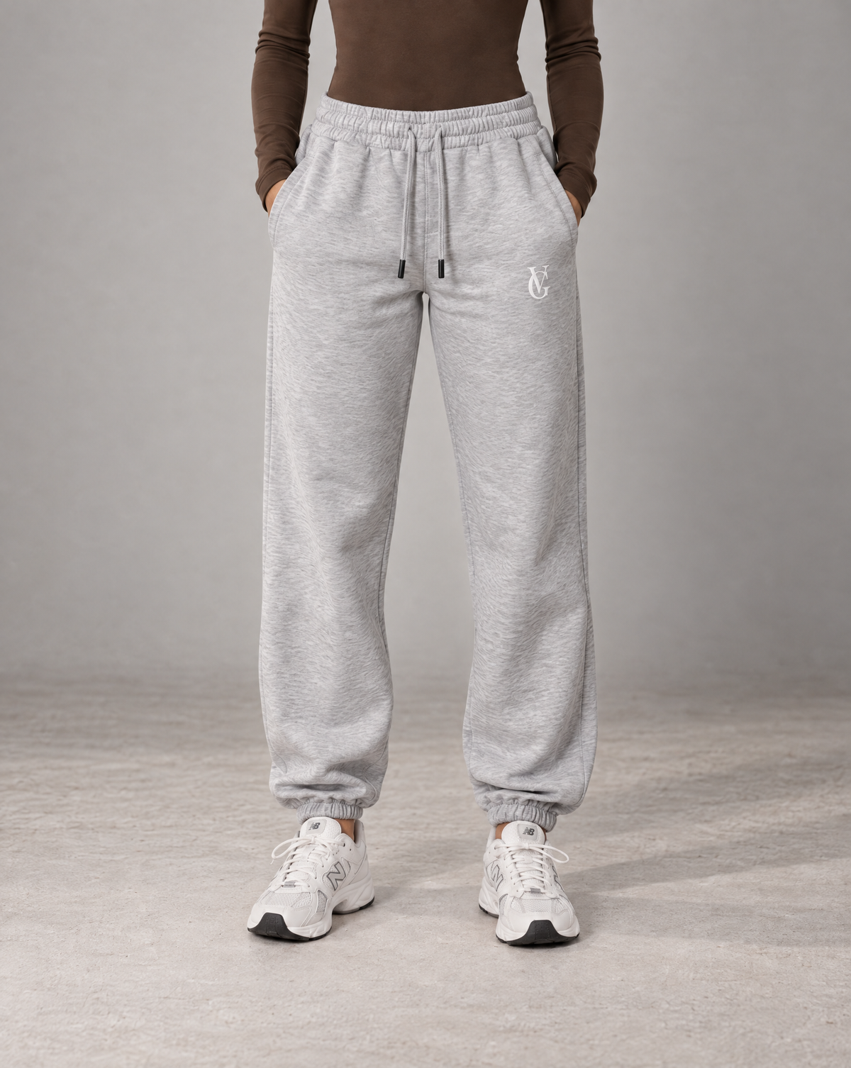 Golden Vein Heavyweight Fleece Jogger – Heather Grey – Produktansicht 1
