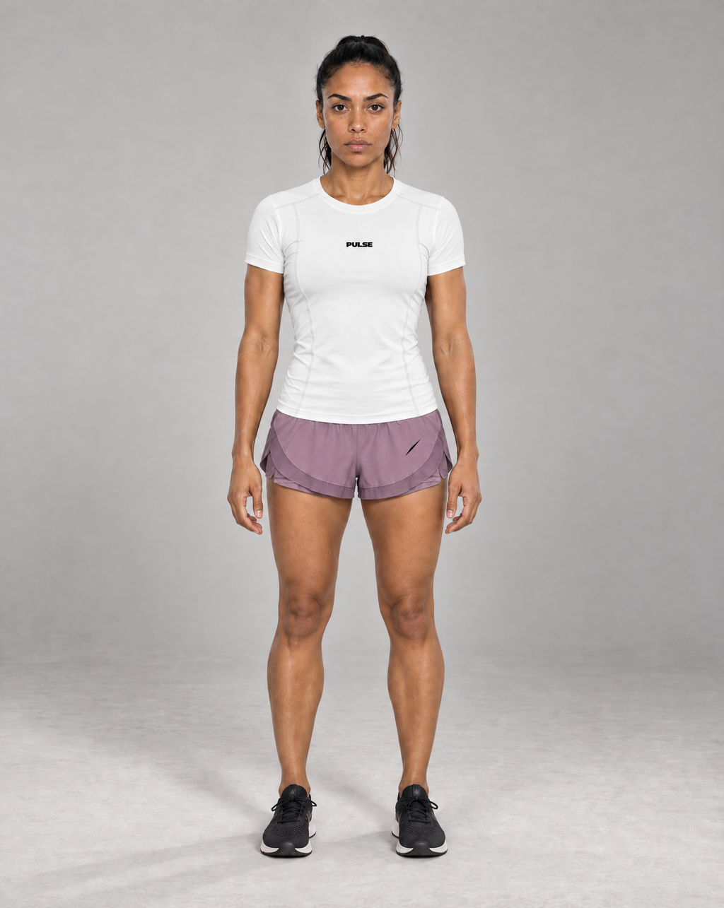 PULSE™ Topstitch Training T-Shirt – White – Produktansicht 3