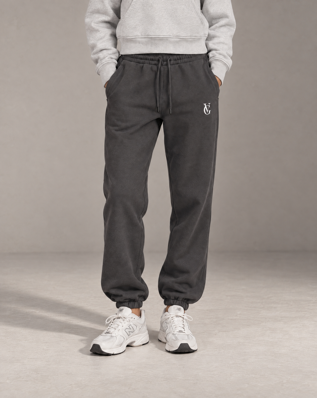 Golden Vein Heavyweight Fleece Jogger – Dark Grey – Produktansicht 1