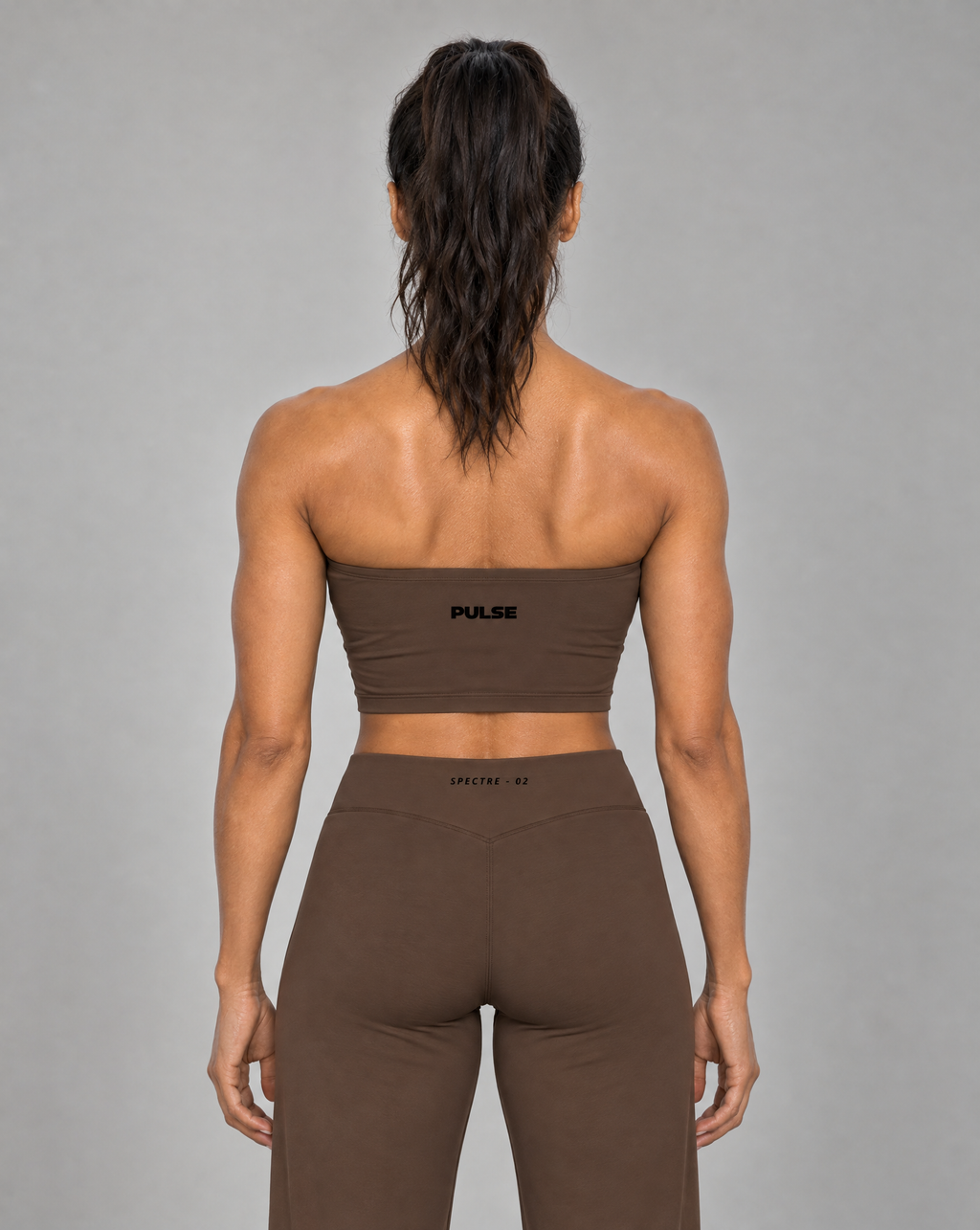 PULSE™ Flow Tube Top – Brown – Produktansicht 2