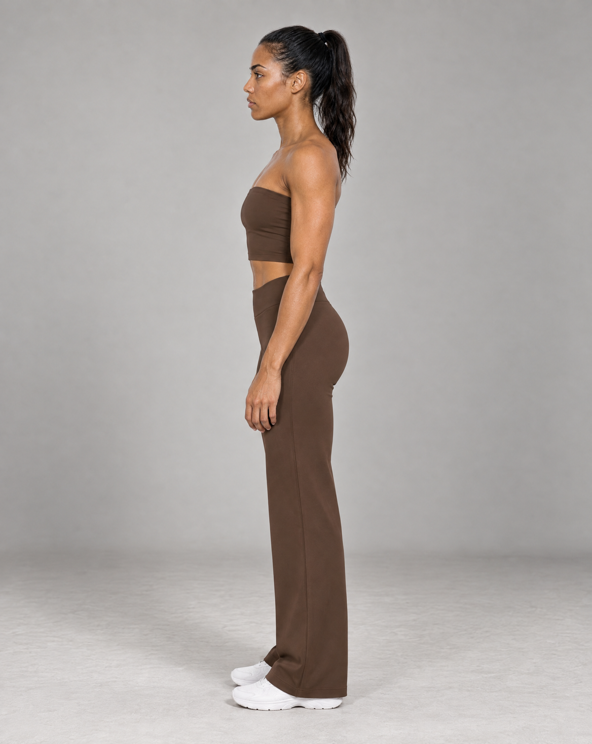 PULSE™ Flow Tube Top – Brown – Produktansicht 4