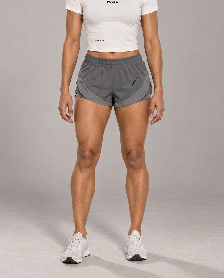 PULSE™ Paneled Training Shorts – Grey – Produktansicht 1