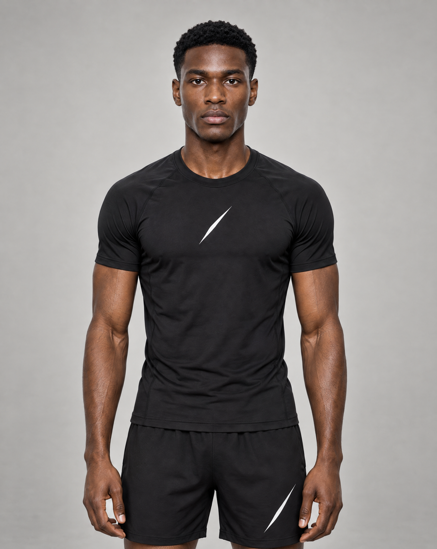 PULSE™ Compression Shirt – Schwarz