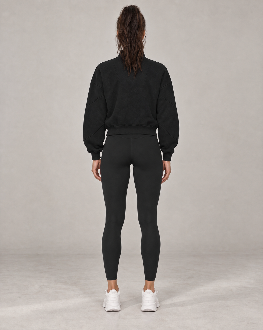 Golden Vein Fleece Quarter-Zip – Black – Produktansicht 6