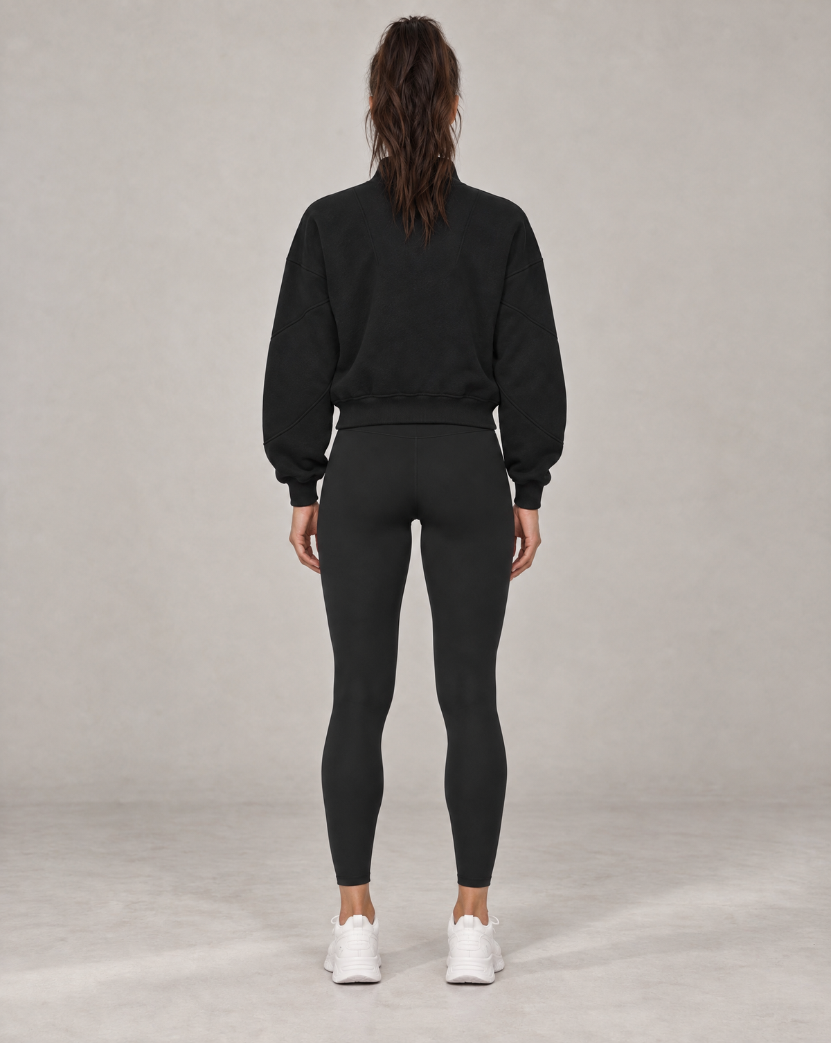 Golden Vein Fleece Quarter-Zip – Black – Produktansicht 6