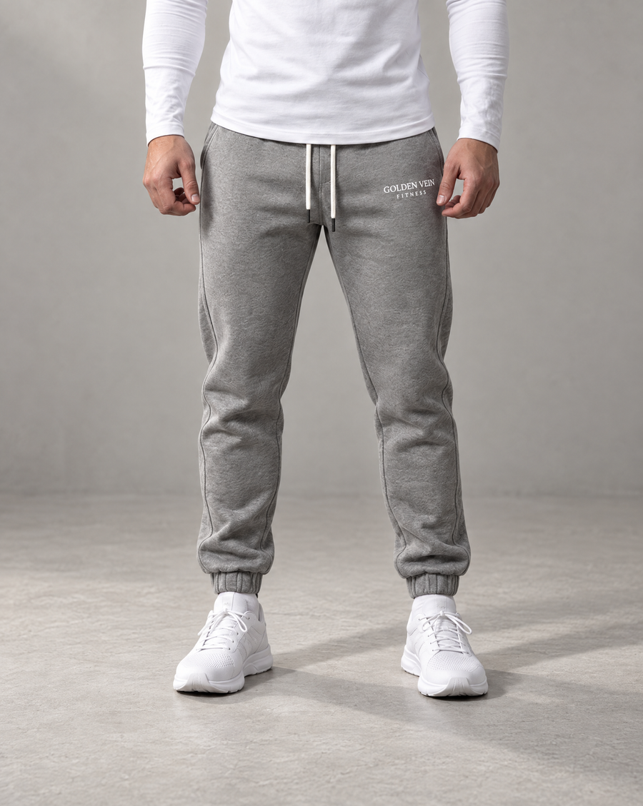 Golden Vein Premium Jogger – Grau