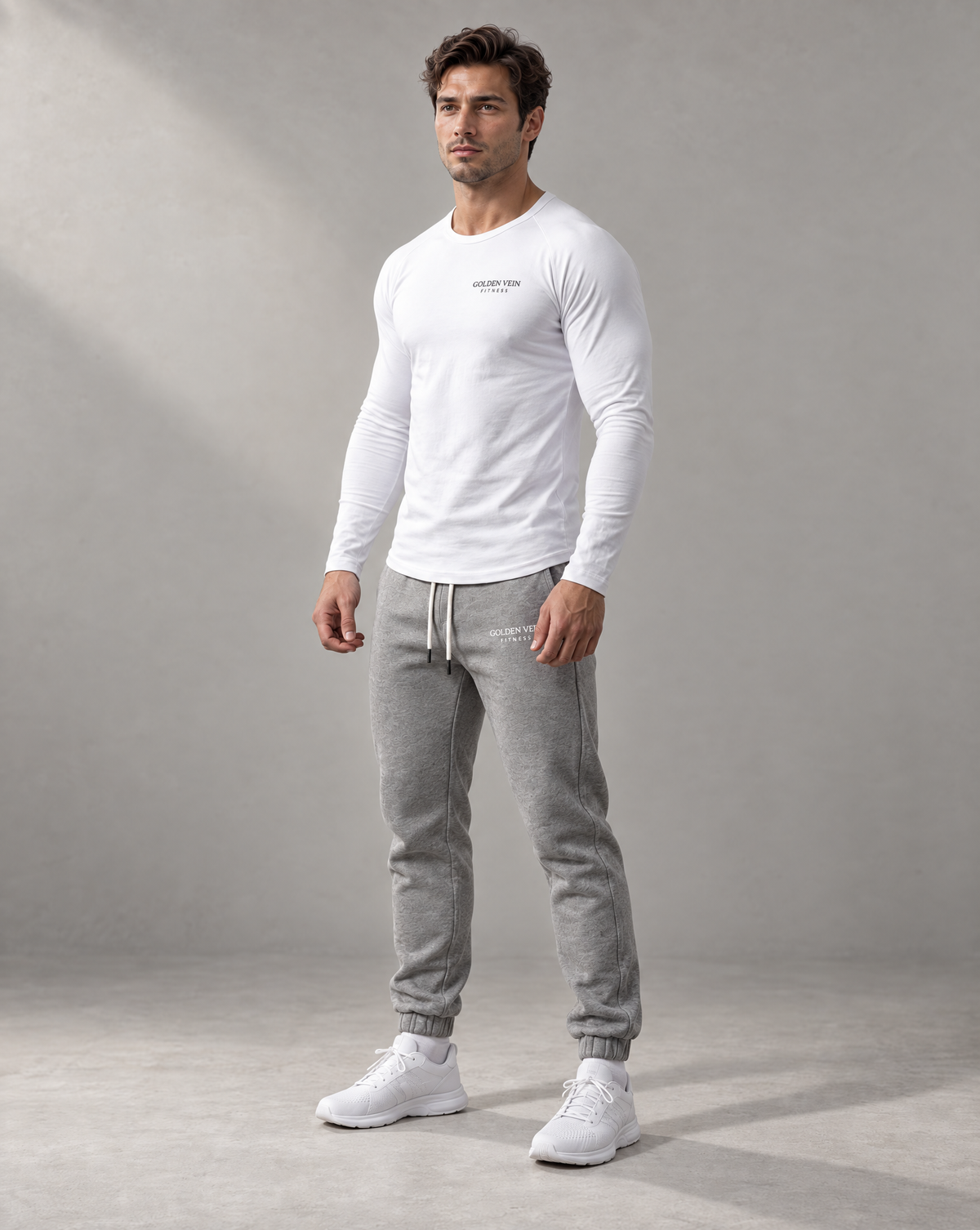 Golden Vein Longsleeve in Weiß – Produktansicht 4