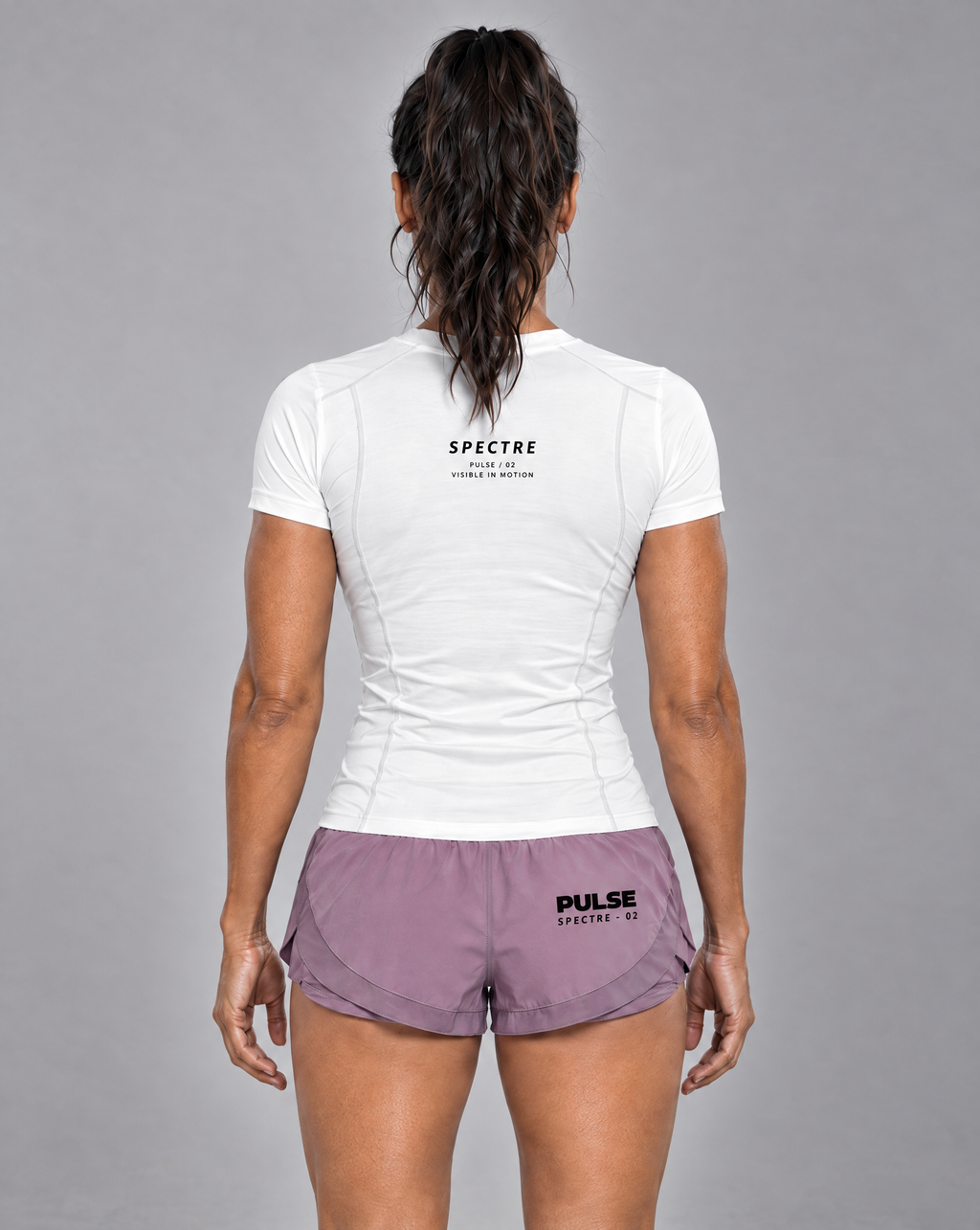 PULSE™ Topstitch Training T-Shirt – White – Produktansicht 2