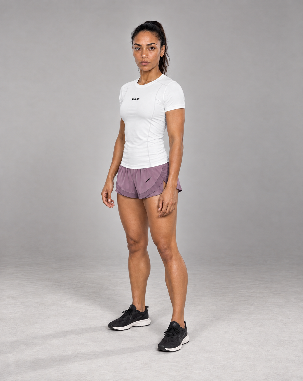 PULSE™ Topstitch Training T-Shirt – White – Produktansicht 4