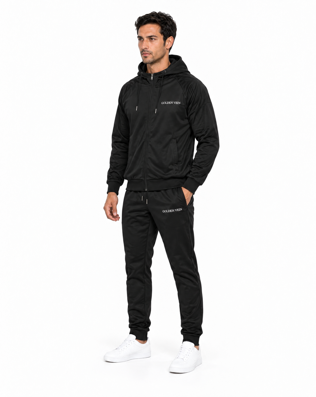 Golden Vein Trainingshose in Schwarz – Produktansicht 4