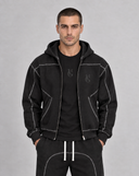 Golden Vein Structure Zip Jacket