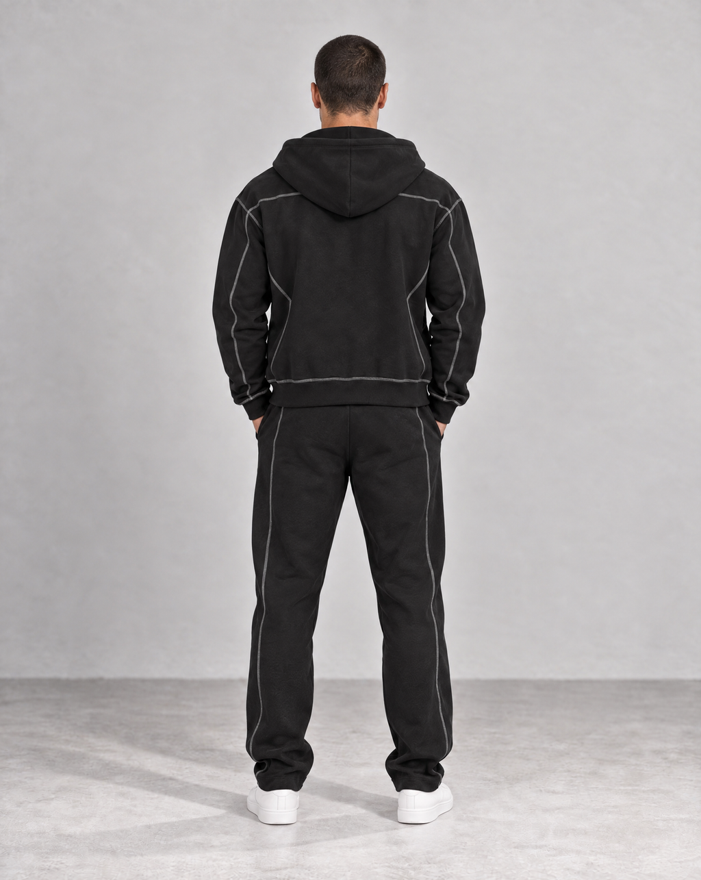 Golden Vein Structure Zip Jacket – Produktansicht 5
