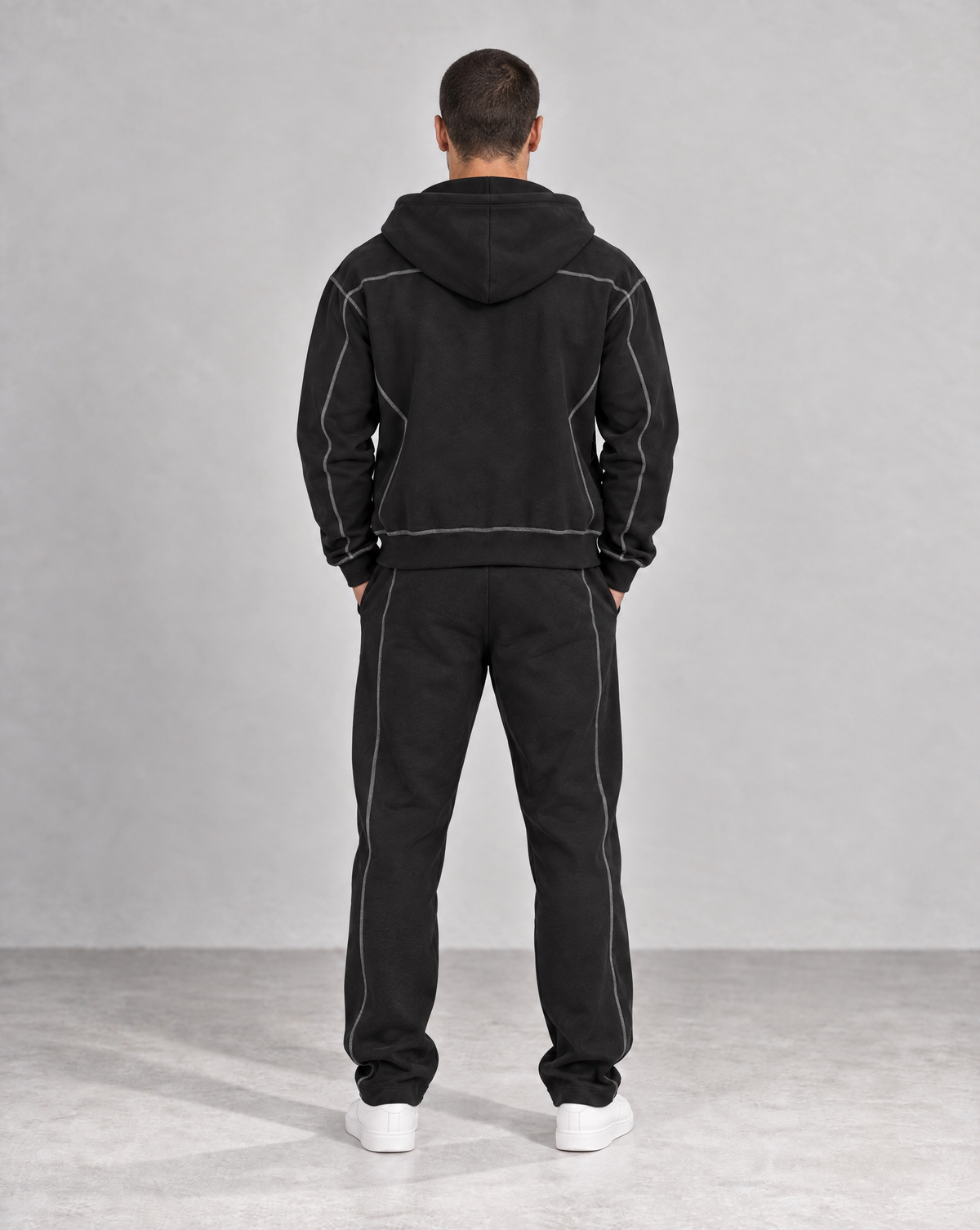 Golden Vein Structure Zip Jacket – Produktansicht 5