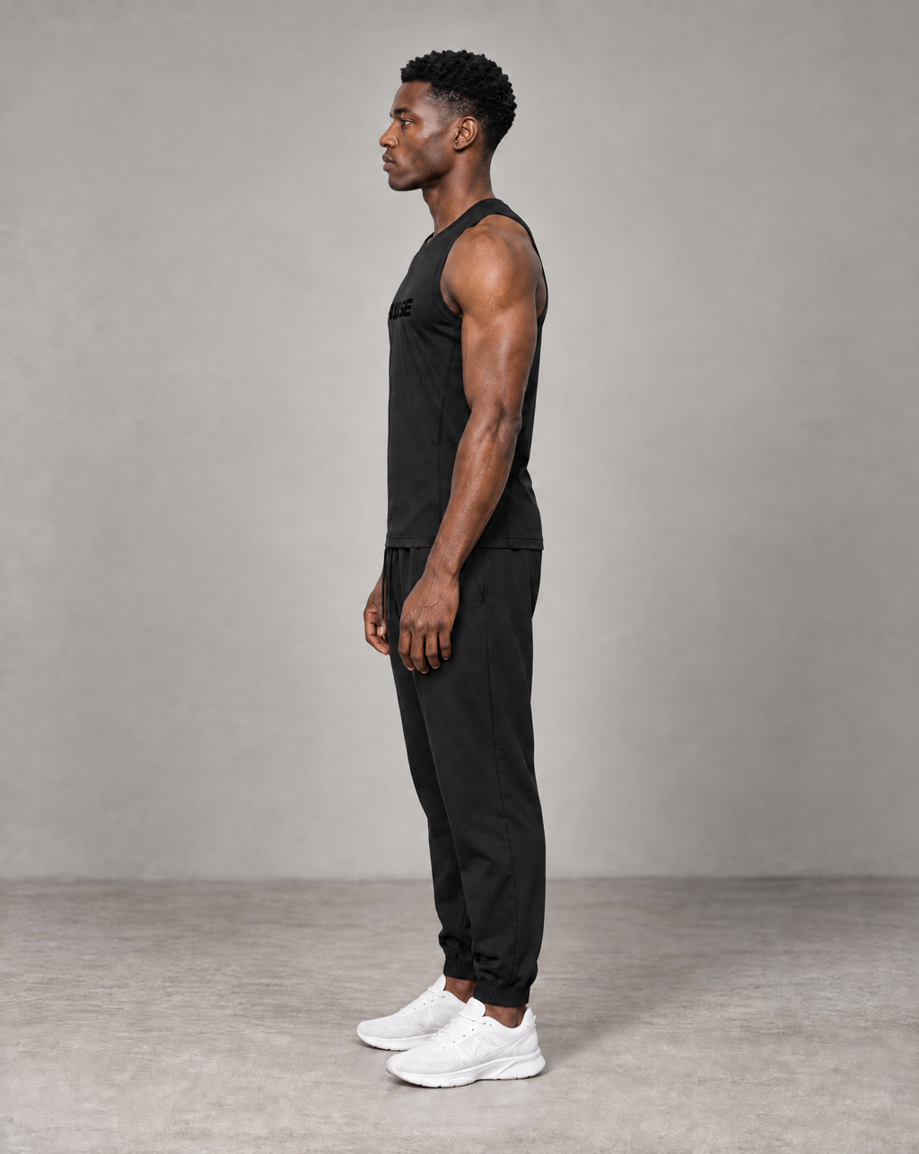 PULSE™ Jacquard Training Tank – Black – Produktansicht 5