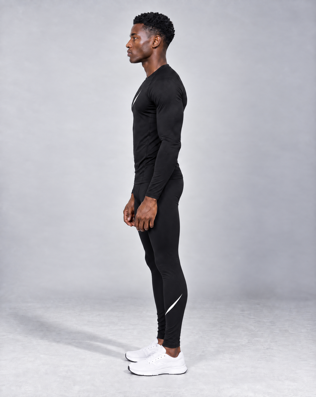 PULSE™ by Golden Vein Kompressionsleggings in Schwarz – Produktansicht 4