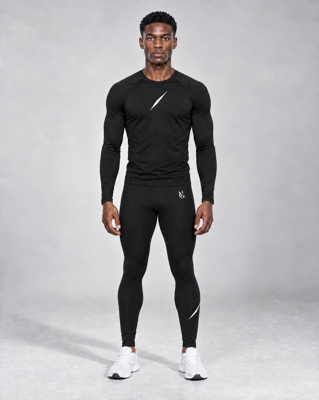 PULSE™ by Golden Vein Kompressionsleggings in Schwarz – Produktansicht 2