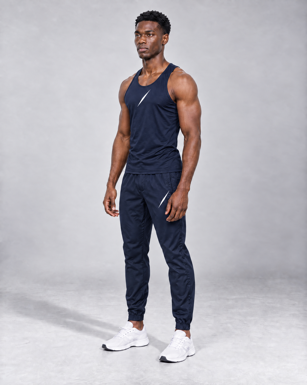 PULSE™ by Golden Vein Training Tank in Navy – Produktansicht 3