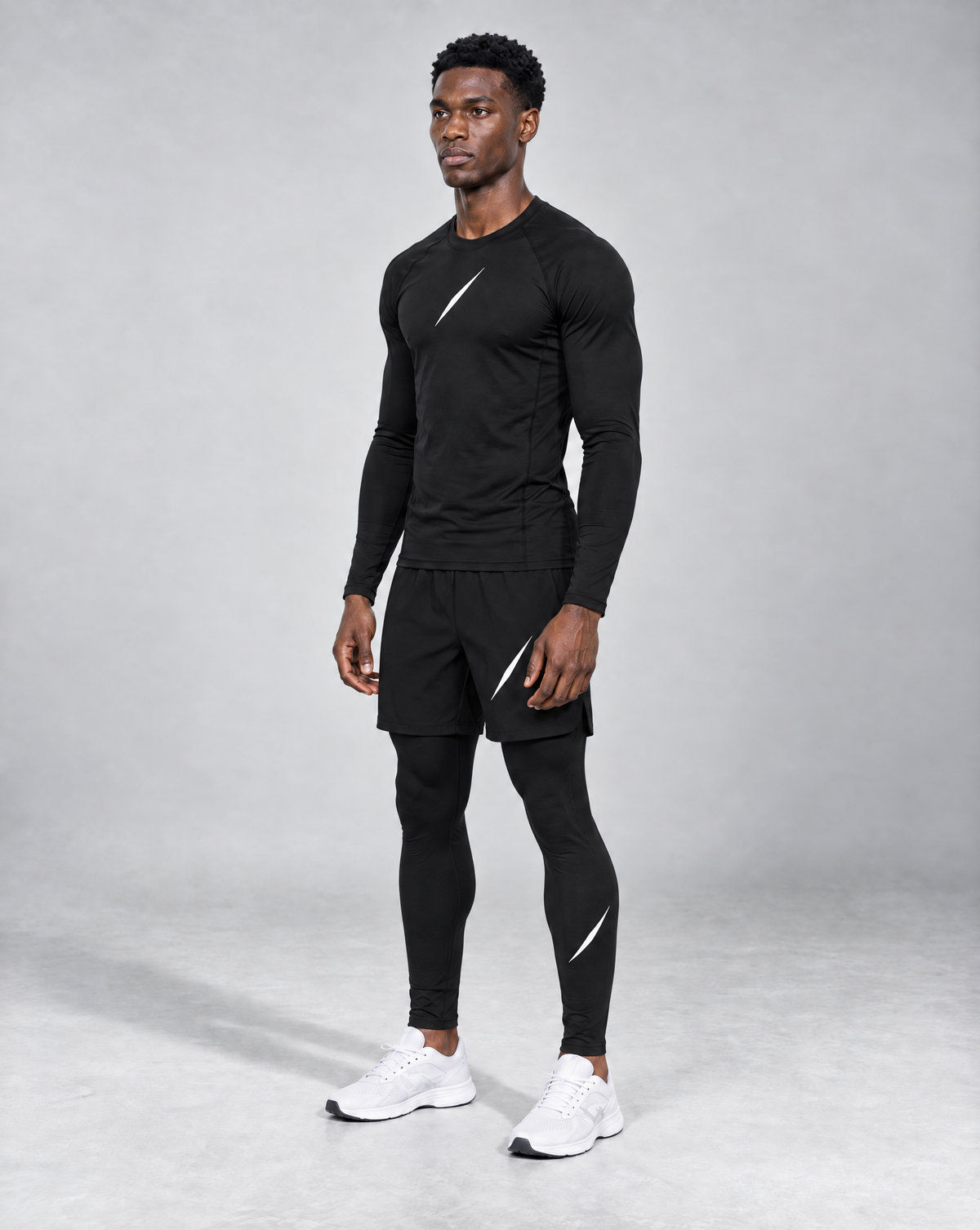 PULSE™ by Golden Vein Kompressionsleggings in Schwarz – Produktansicht 5