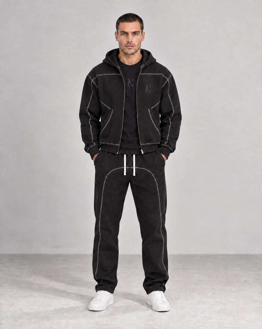 Golden Vein Structure Zip Jacket – Produktansicht 2