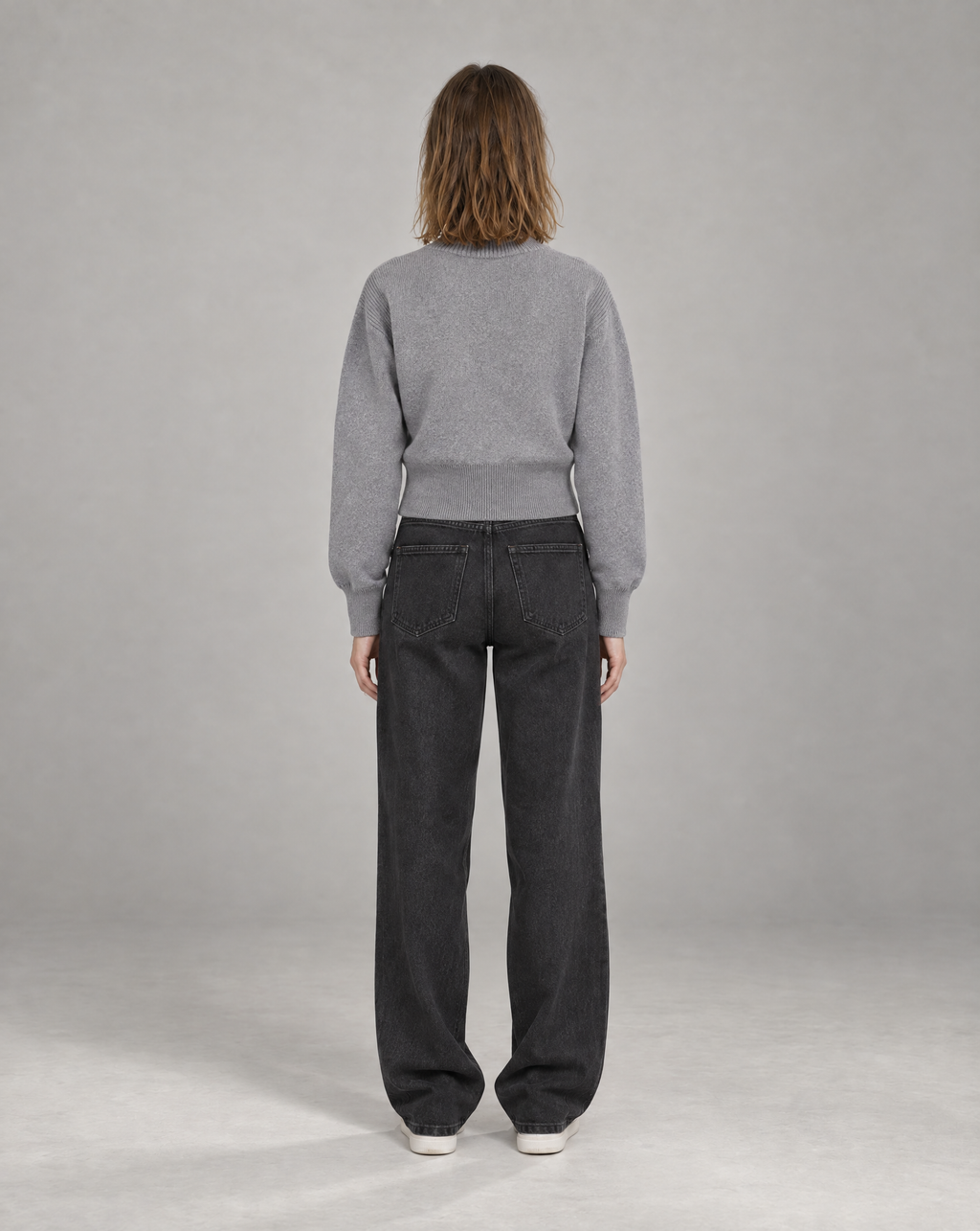 Golden Vein Zip Cardigan – Heather Grey – Produktansicht 2