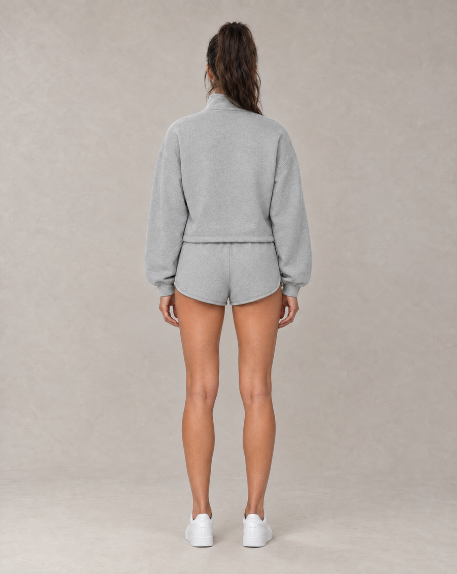 Golden Vein Fleece Shorts – Heather Grey – Produktansicht 2