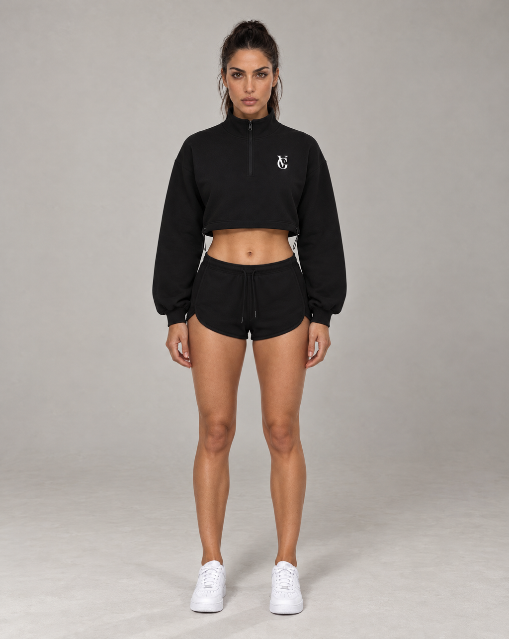 Golden Vein Fleece Shorts – Black – Produktansicht 5