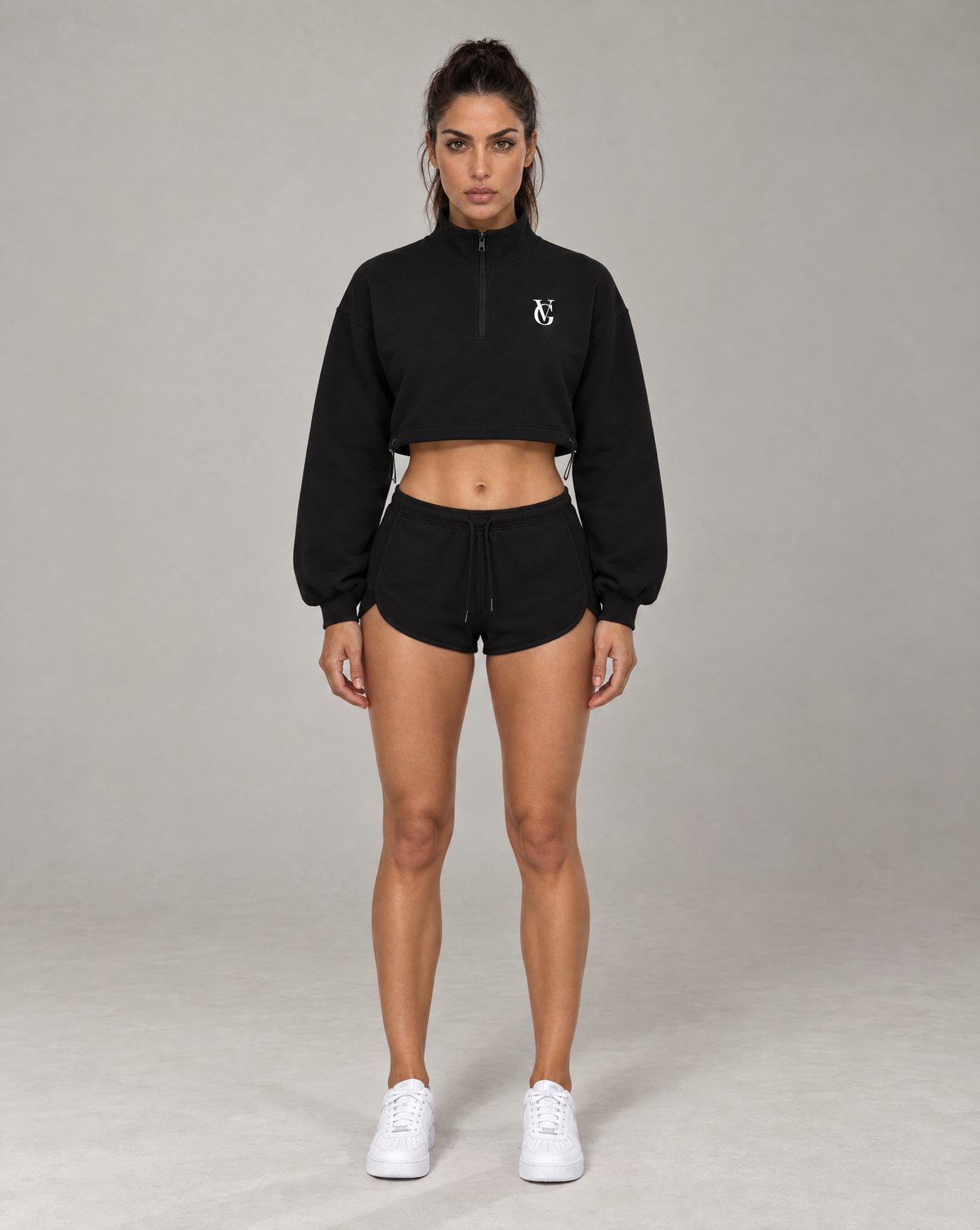 Golden Vein Fleece Shorts – Black – Produktansicht 5