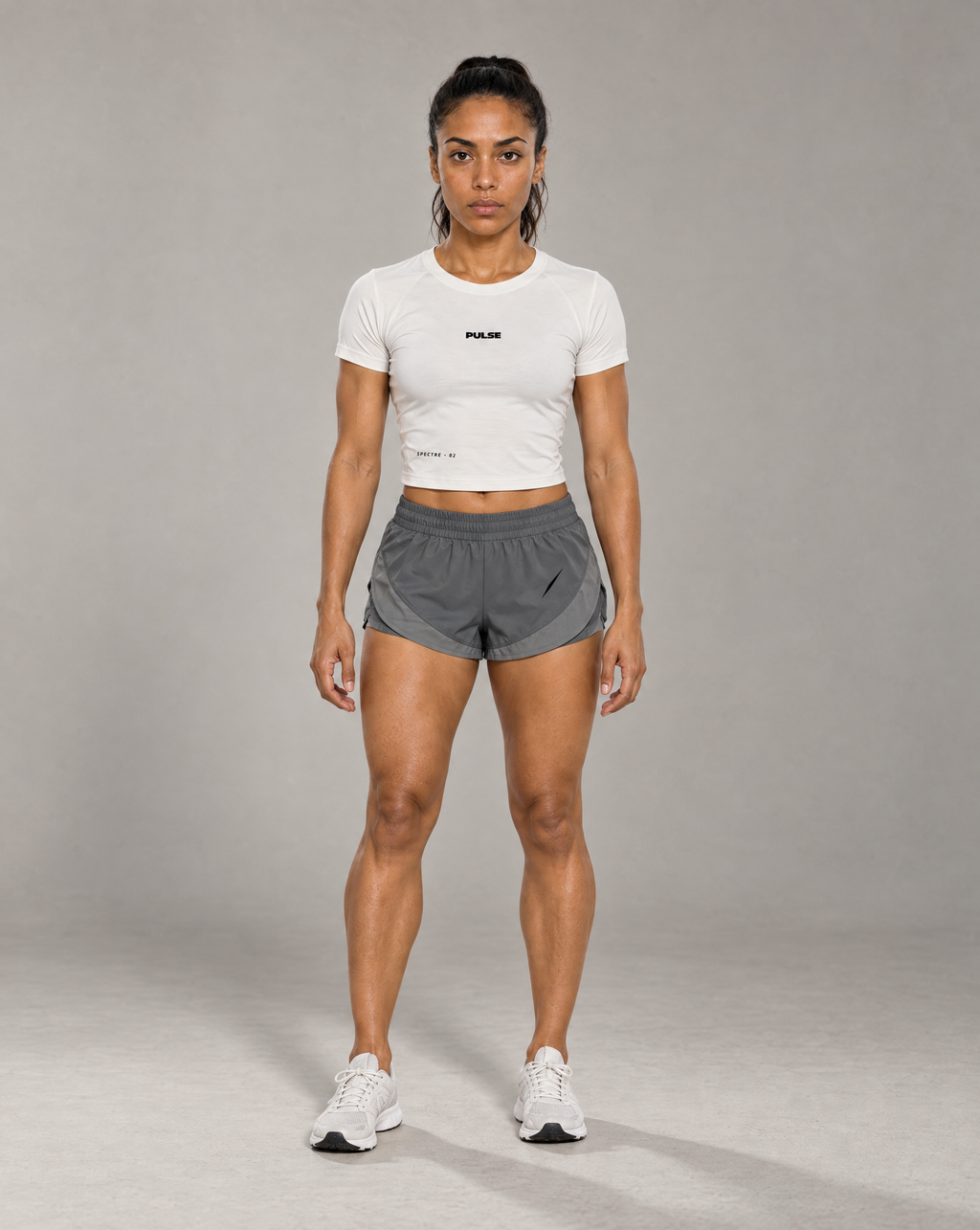PULSE™ Paneled Training Shorts – Grey – Produktansicht 3