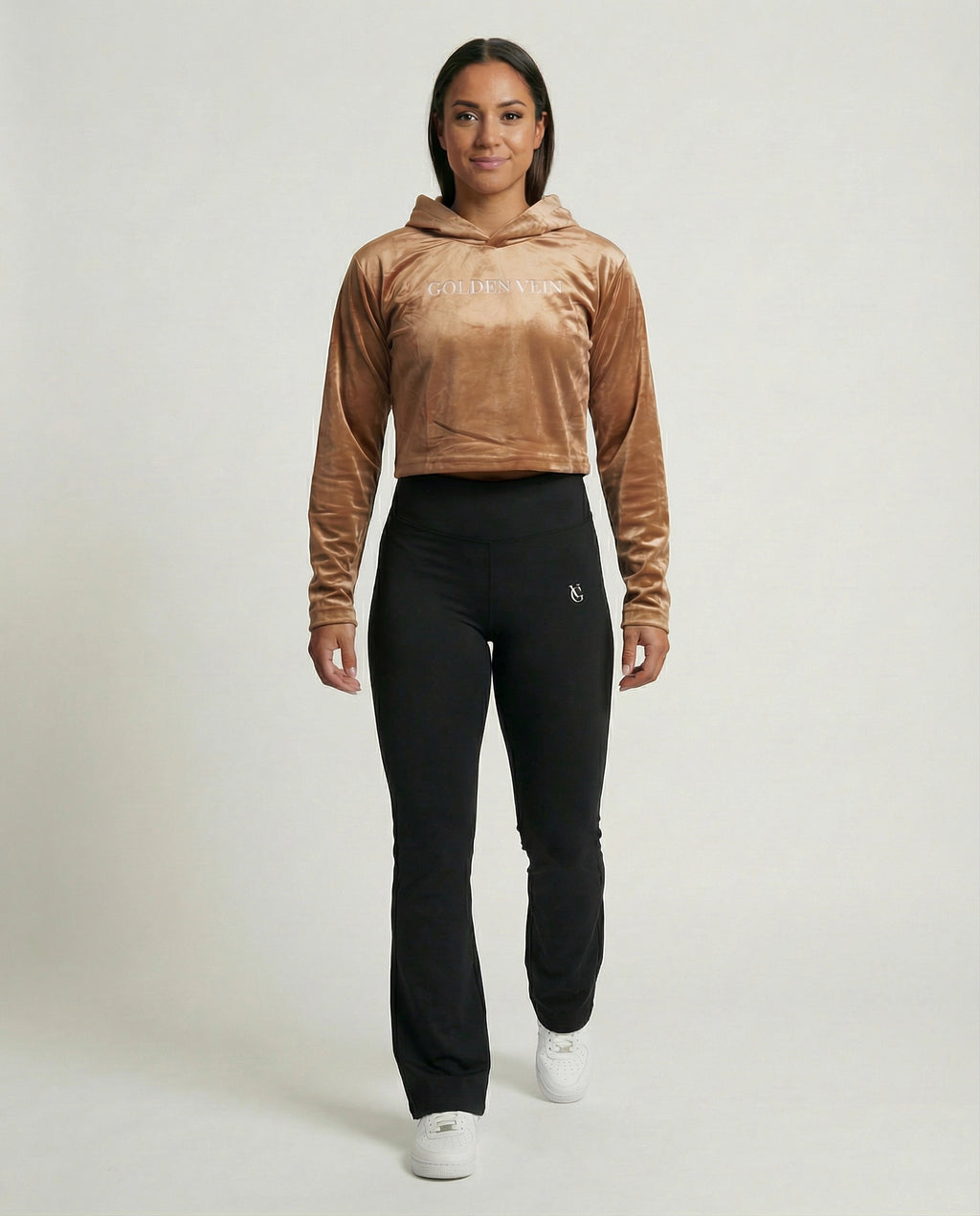 GV Velvet Cropped Hoodie – Limited