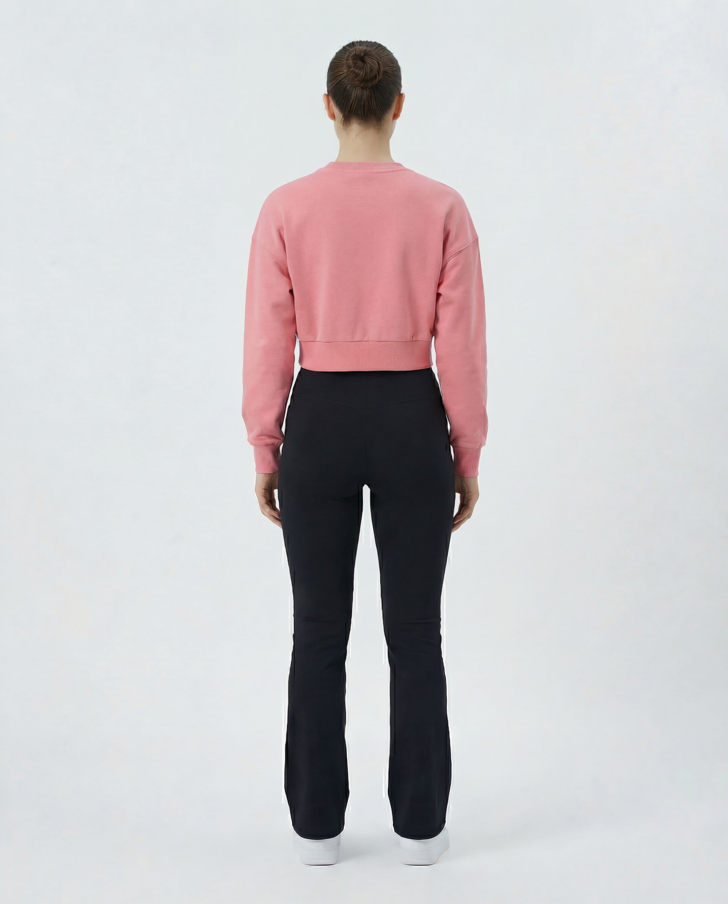 Cropped Sweater - Pink