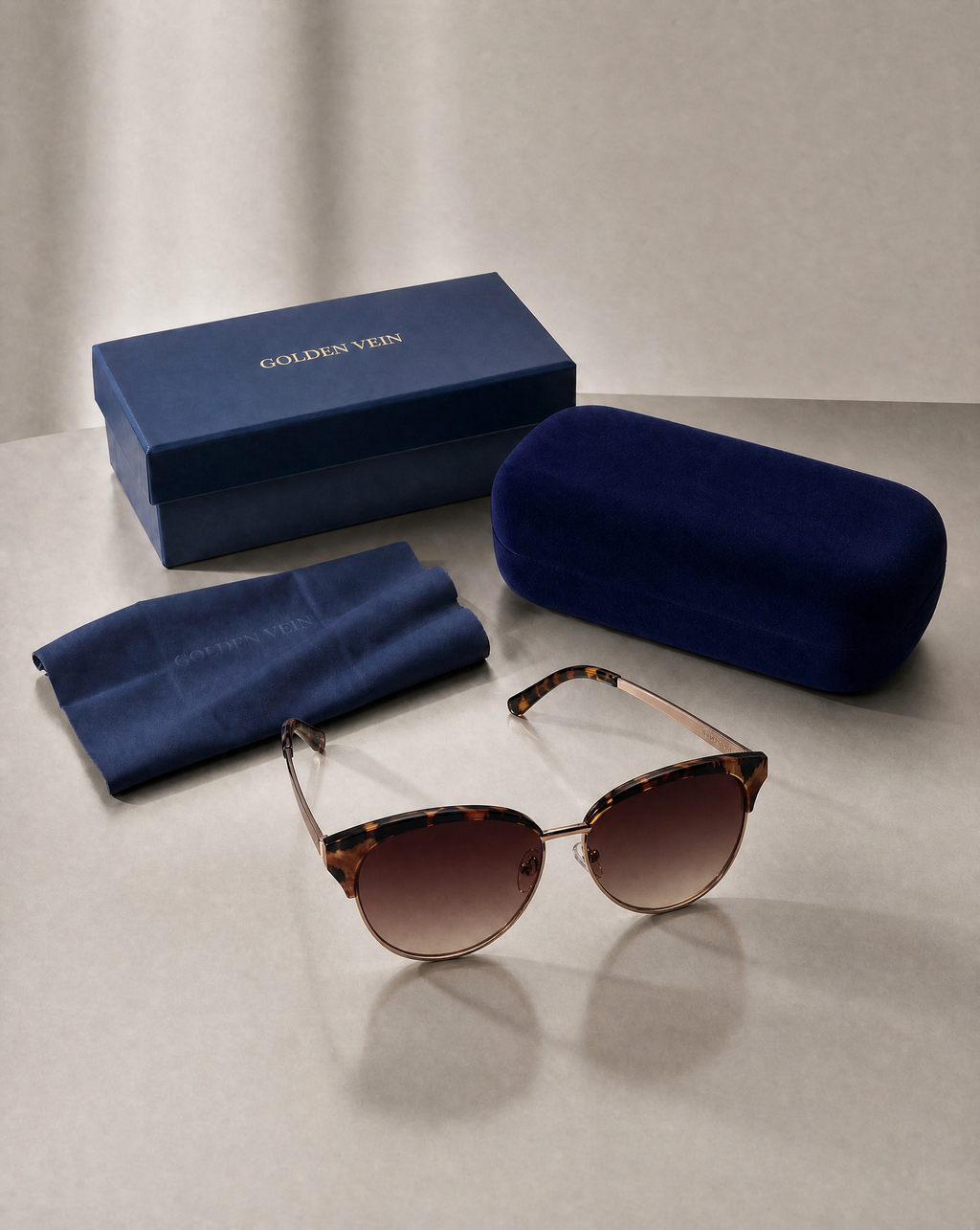 AURÉN™ Sonnenbrille – Tortoise Gold