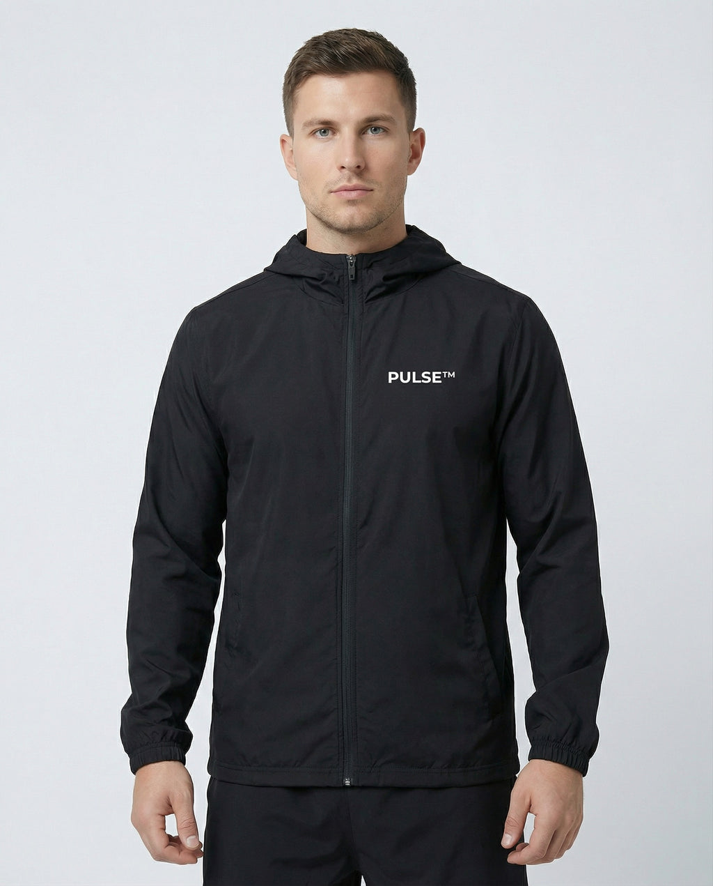 PULSE™ Run Windbreaker – Black