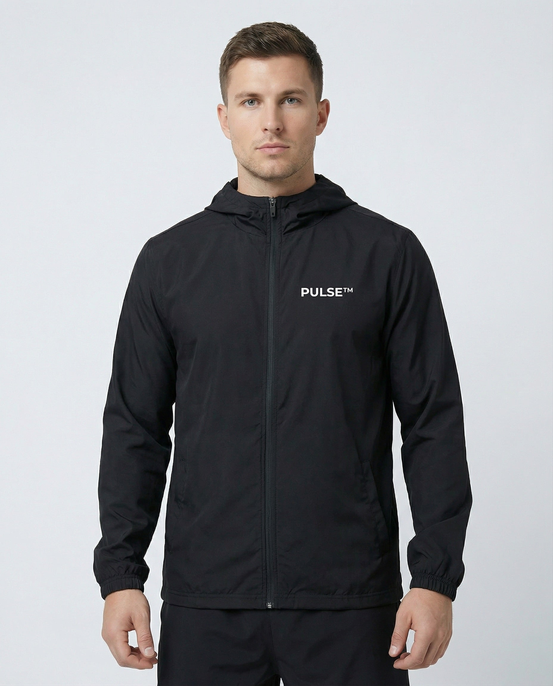 PULSE™ Run Windbreaker – Black