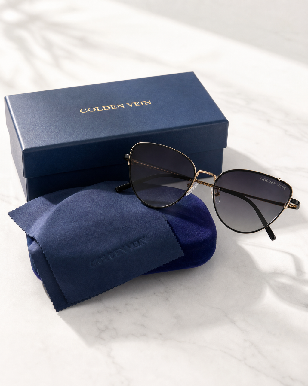 VESPER™ Sonnenbrille – Black Gold