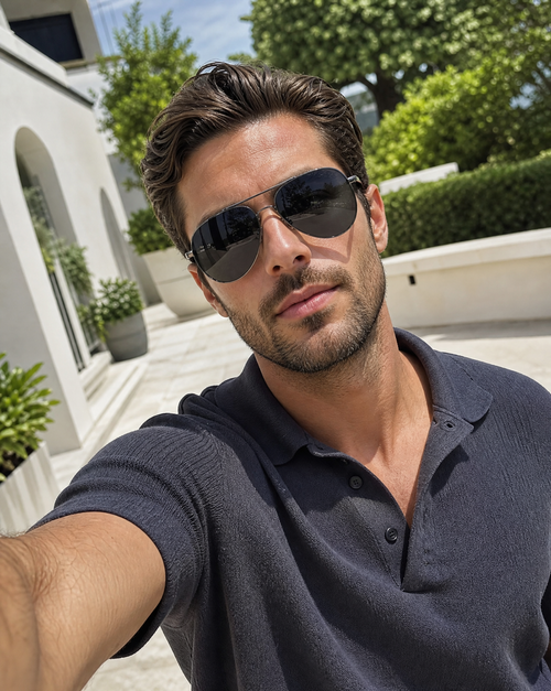ASCARI™ Sonnenbrille – Gunmetal Silver