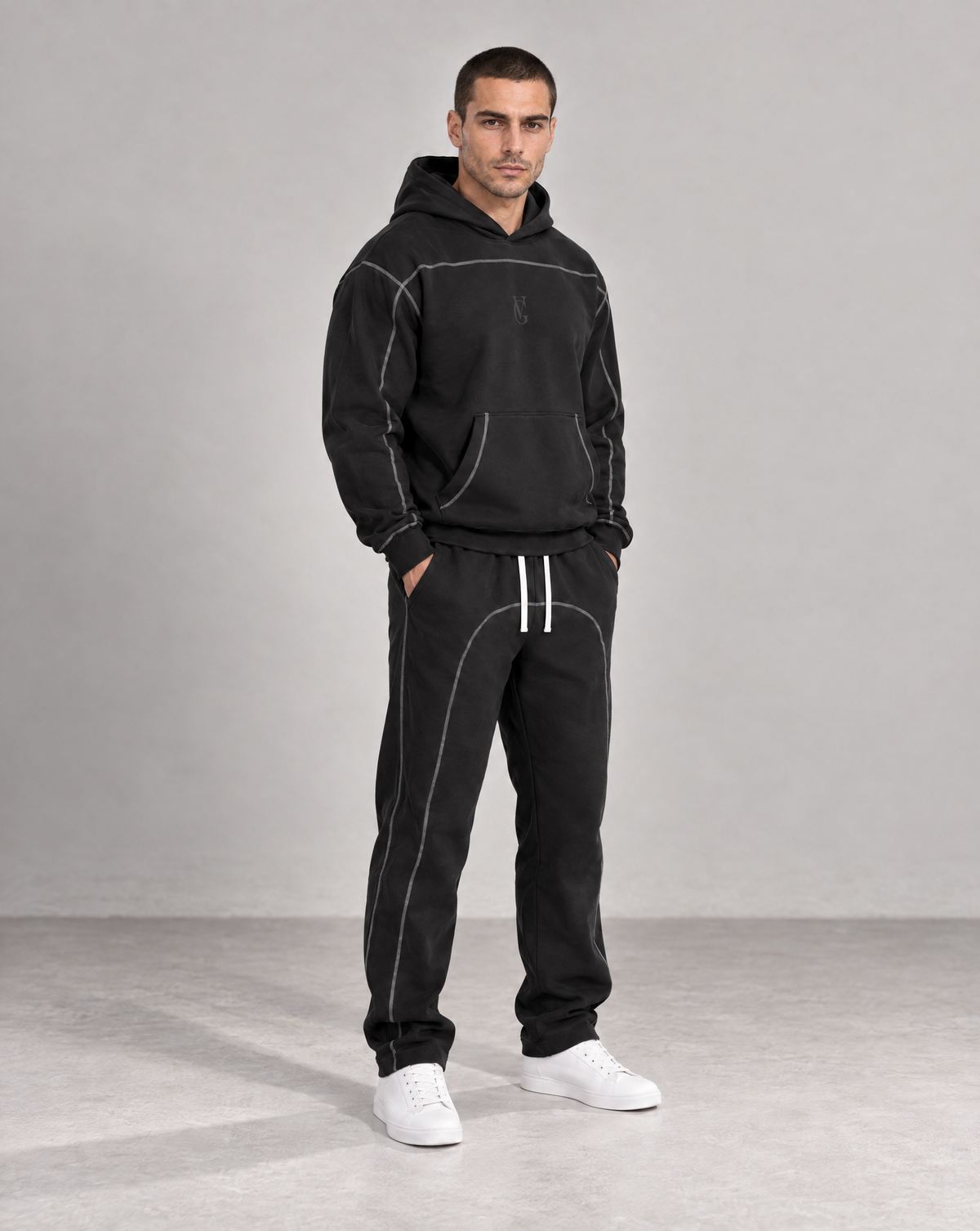 Golden Vein Structure Hoodie – Produktansicht 3