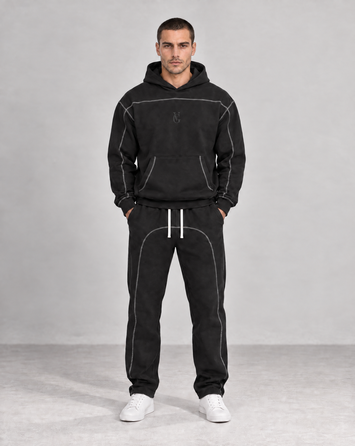 Golden Vein Structure Hoodie – Produktansicht 2