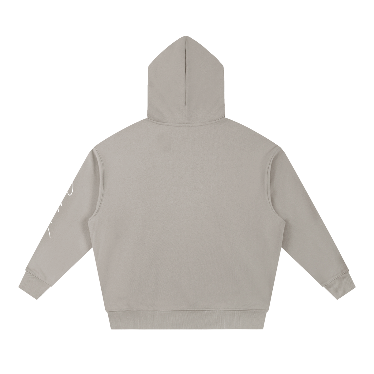 Golden Vein Boxy Hoodie in Grey, oversized cotton-blend hoodie