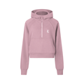 Golden Vein Cropped Half-Zip Hoodie – Pink – Produktansicht 7