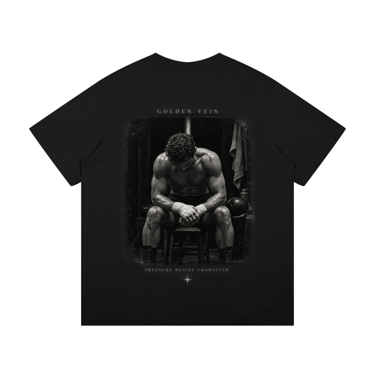 Golden Vein Parables T-Shirt – Burden – Black – Produktansicht 7