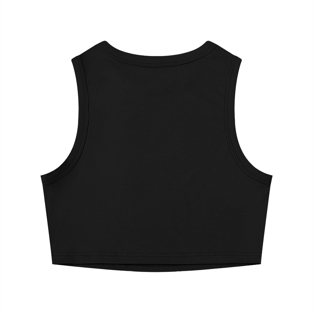 Golden Vein Cropped Tank – Black – Produktansicht 8